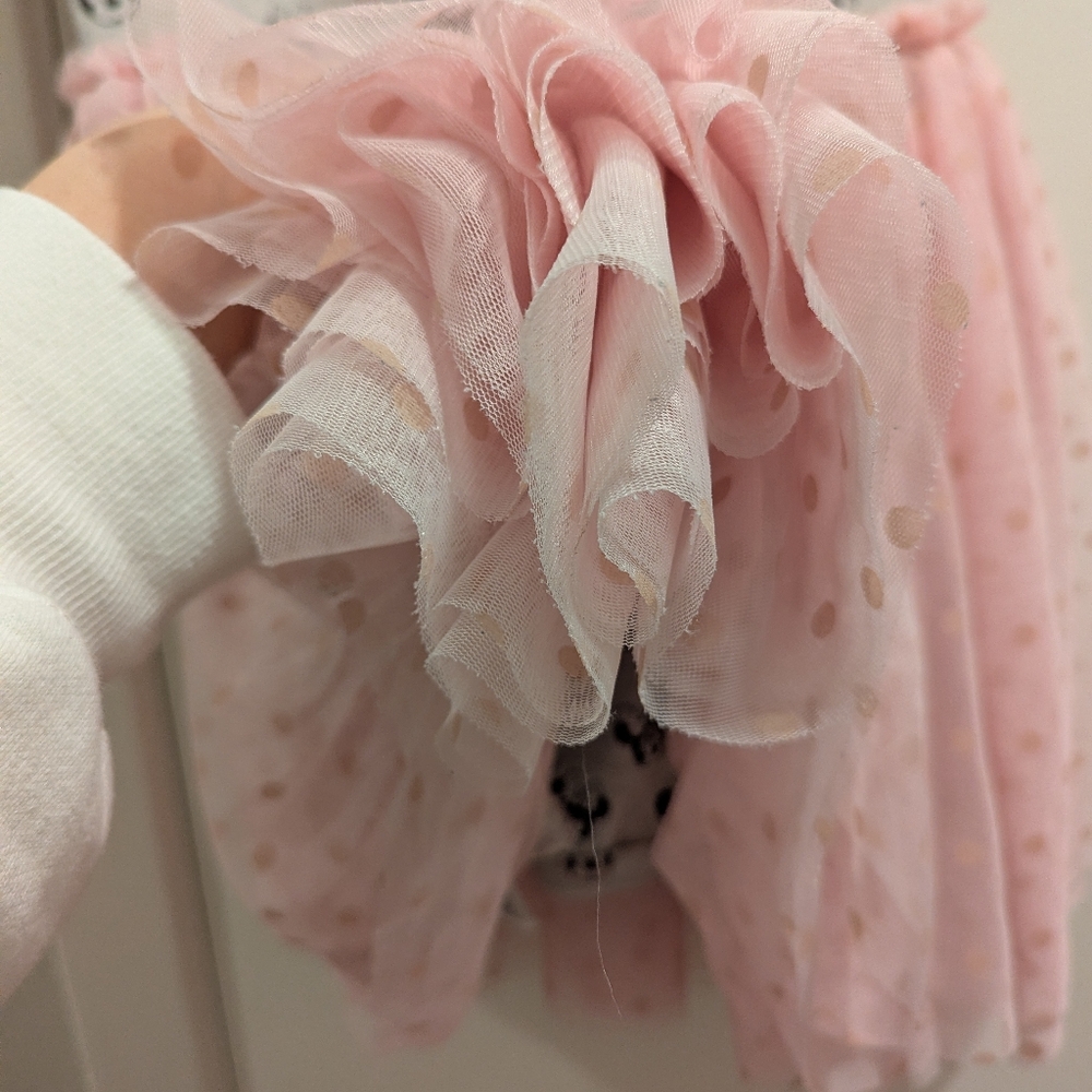Disney Store Pink and White Minnie Mouse Tulle Dress - 7/8size - Picture 5 of 6